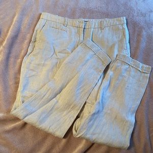 Cream Linen Pants